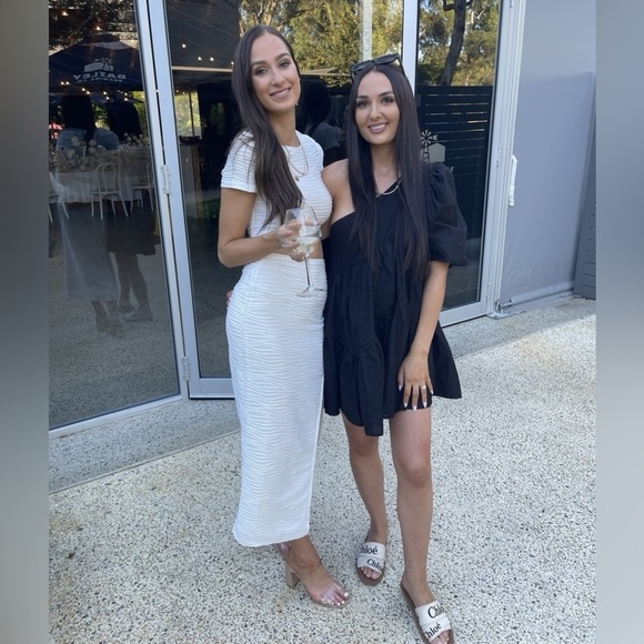 Princess Polly textured crop top maxi skirt nwot - Picture 5 of 7